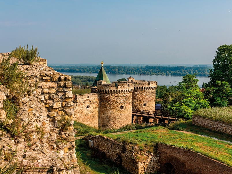 The Kalemegdan Fortress in Belgrade, Serbia